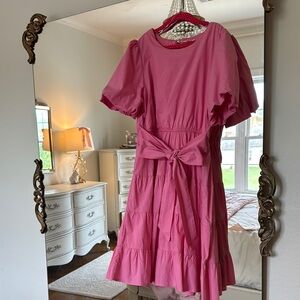Hayden Girls Pink Tiered Dress